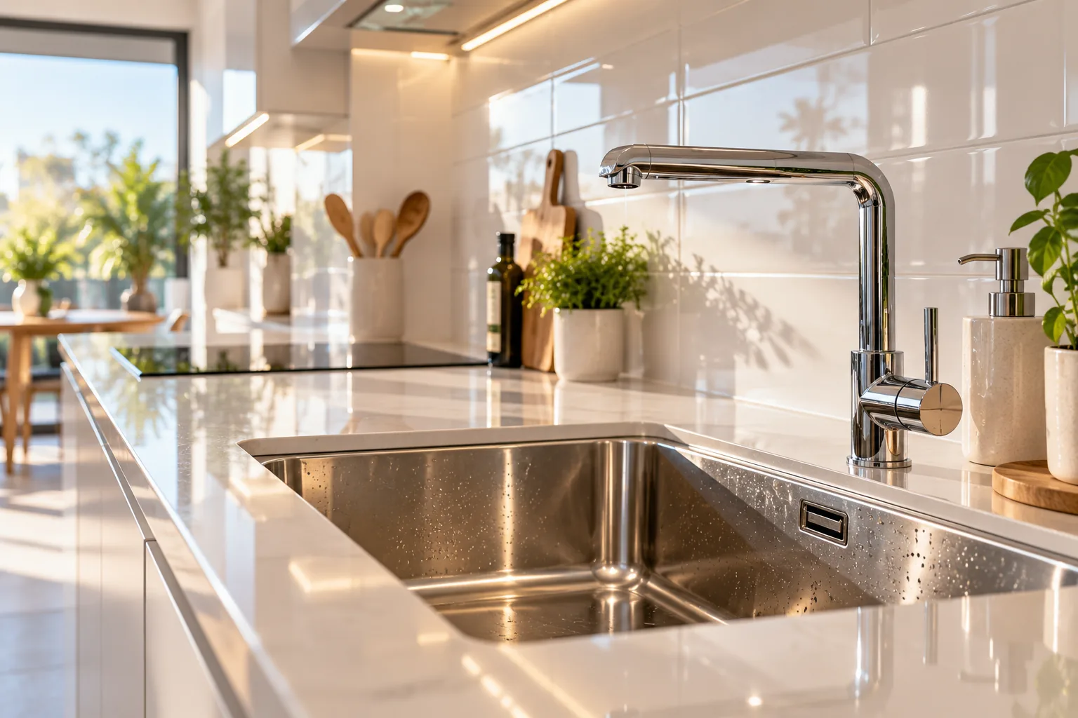Cocina limpia en profundidad por Natrisé